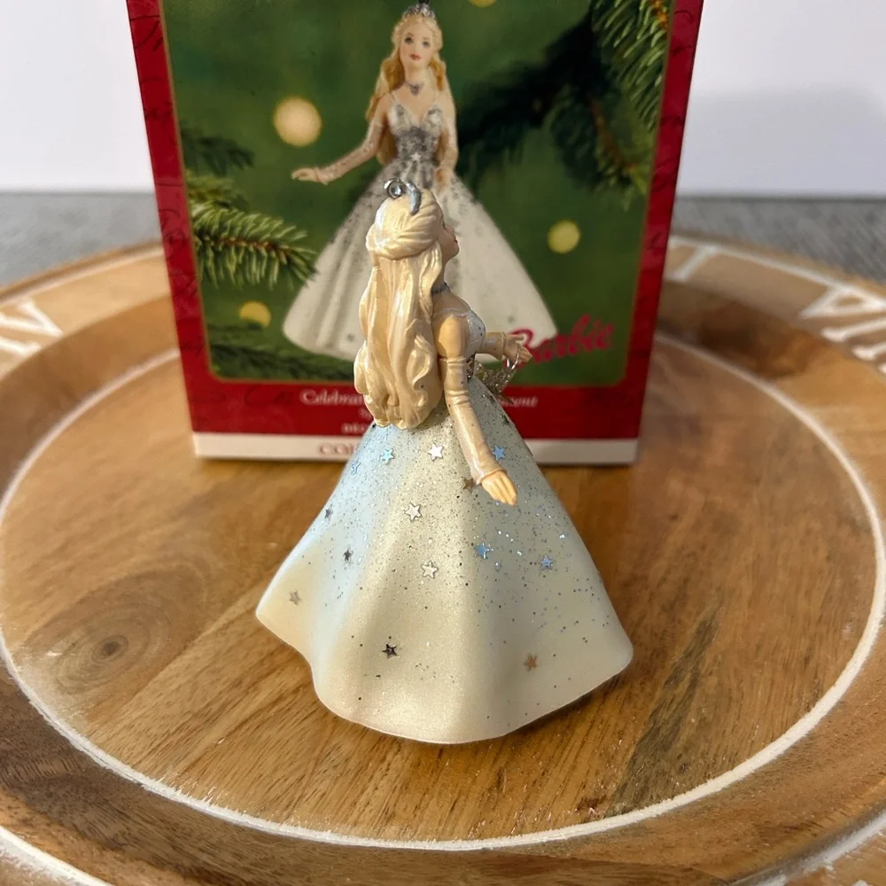 Hallmark Keepsake Celebration Barbie Christmas tree Ornament 2001